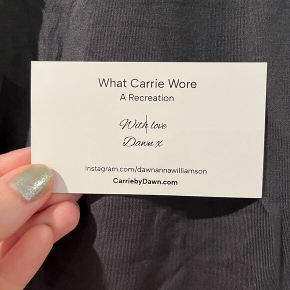 NWT Carrie's Little Grey Dress Size M - Picture 9 of 9